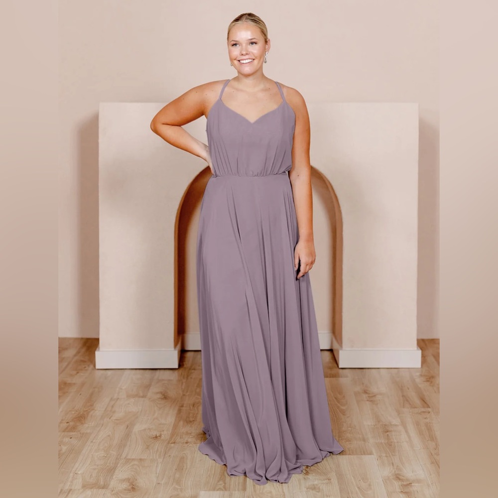 Revelry Kaia Chiffon Dress - Wisteria